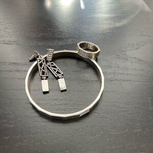 Brighton Silver Bangle Set